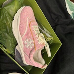 TORY BURCH GOOD LUCK TWEED TRAINER
